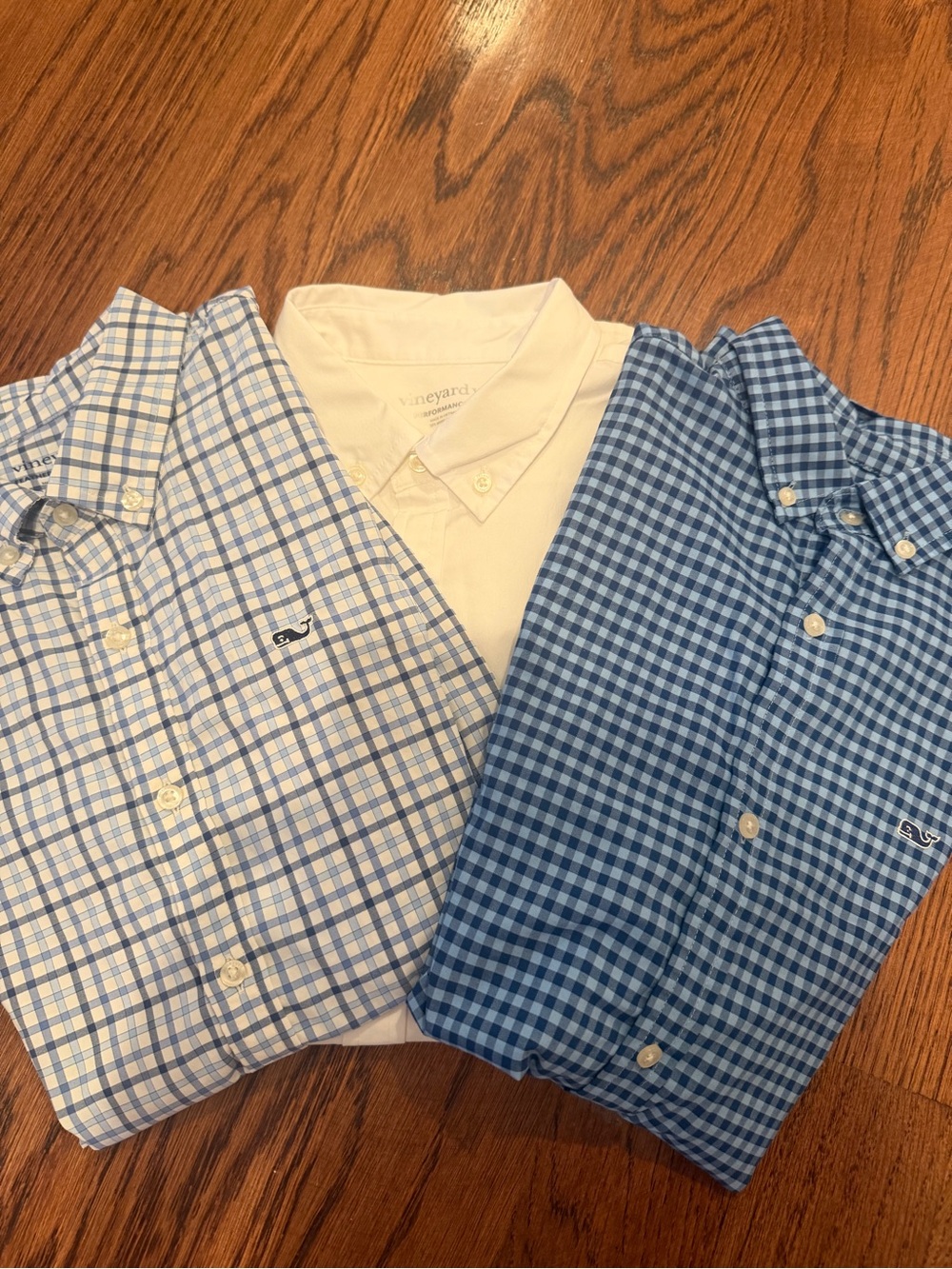 Vineyard Vines Performance button downs - all 3 sold together boys size Large/16